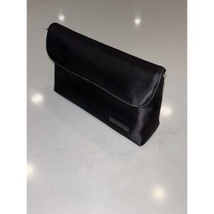 CHANEL‎ Parfums Black Satin Makeup Clutch